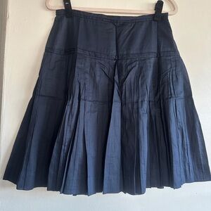 J. Crew Navy A-Line Skirt